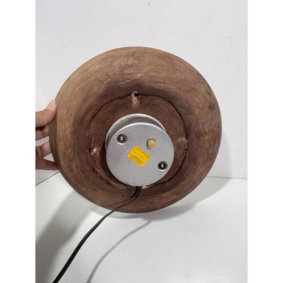 Native American Clock | eBay Vintage Signed Gatti Ceramic Native American Tribal Inspired Electric Wall Clock